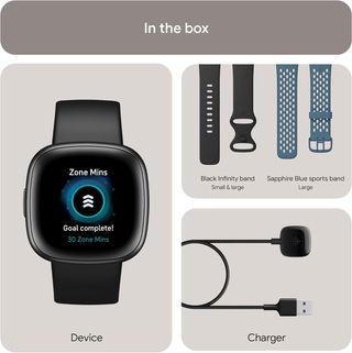 Fitbit Versa 4 Sports Pack Nero/Blu