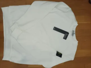 Sudadera Stone Island Blanca Talla M