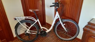 Bicicleta Urbana Mujer Blanca