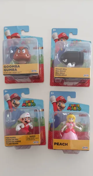 Figuras Super Mario Jakks Pacific (4 piezas)