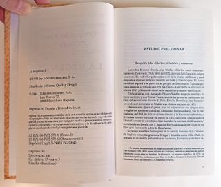 «LA REGENTA» | 2 Tomos | Leopoldo Alas, "Clarín"