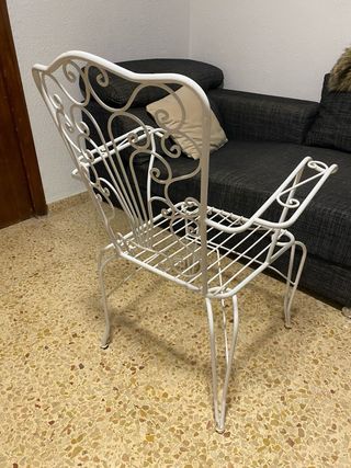 Sillas Forjadas Blancas