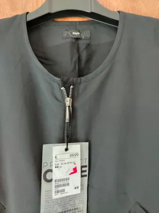 Chaqueta Bomber Negra Talla M