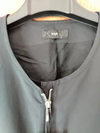 Chaqueta Bomber Negra Talla M