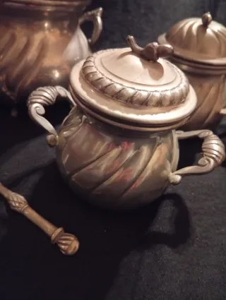 Set Zuccheriere Vintage Peltro