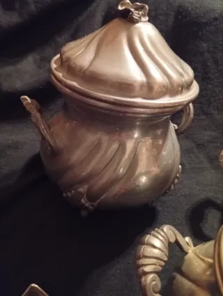 Set Zuccheriere Vintage Peltro