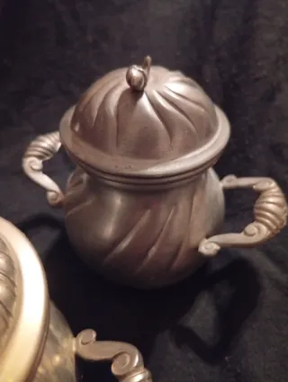 Set Zuccheriere Vintage Peltro