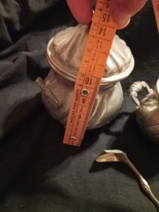 Set Zuccheriere Vintage Peltro