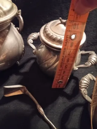 Set Zuccheriere Vintage Peltro