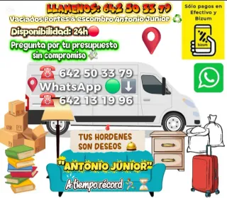 Mudanzas Vaciados Portes y escombro