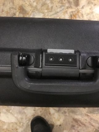 Maleta Samsonite Negra y Gris