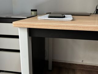 Mesa de estudio madera y metal medidas 160 x 80