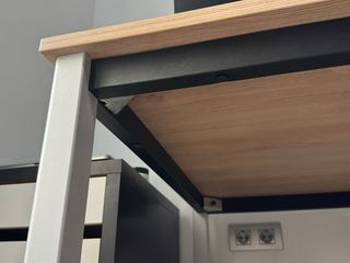 Mesa de estudio madera y metal medidas 160 x 80