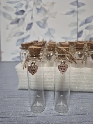 35 Botellitas de Cristal con Corcho