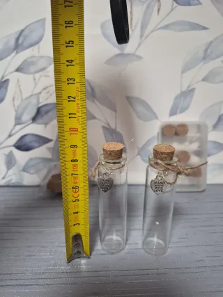 35 Botellitas de Cristal con Corcho