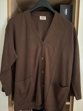 Cardigan Sisley Marrone Tg S Vintage
