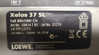 ¡OFERTON! TV Loewe Xelos 37" Plata