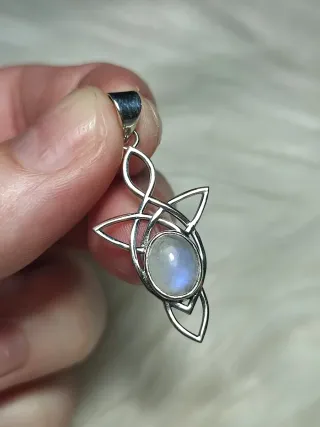 Colgante Plata Ley 925 ESDLA de Piedra Luna