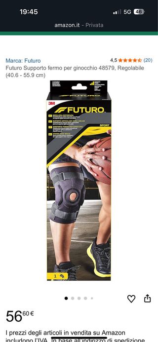 Ginocchiera 3M Futuro con cerniere