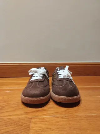 Zapatillas Marrones con Estampado Animal