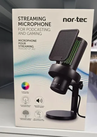 Microfono Streaming Nor-Tec per Podcast e Gaming