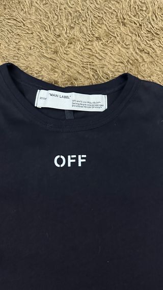 Camiseta Off-White negra
