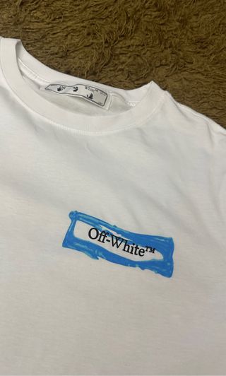 Camiseta Off-White Talla L Blanca
