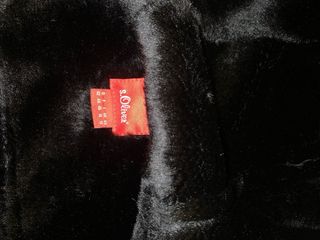 Pelliccia S.Oliver Nera Tg. 44 IT