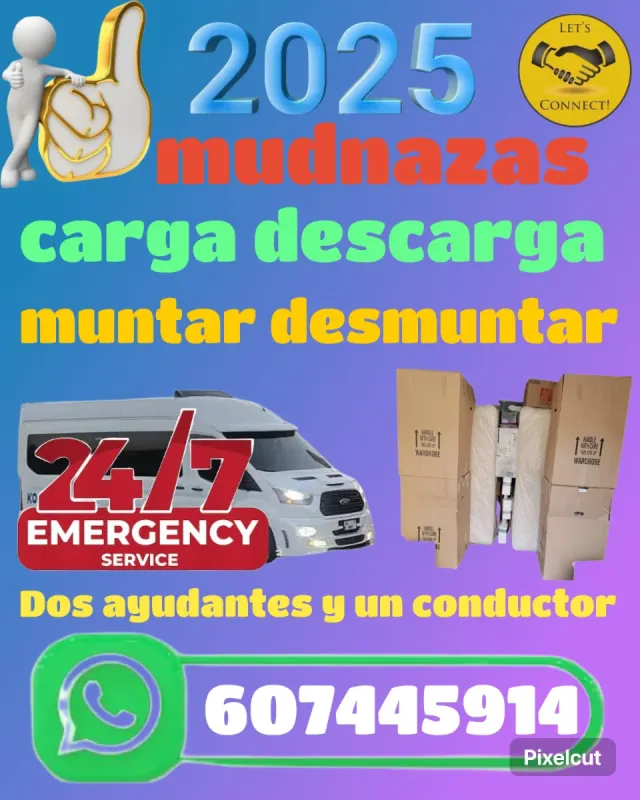 Mudanzas 2025: Carga, Descarga, Montar y Desmontar