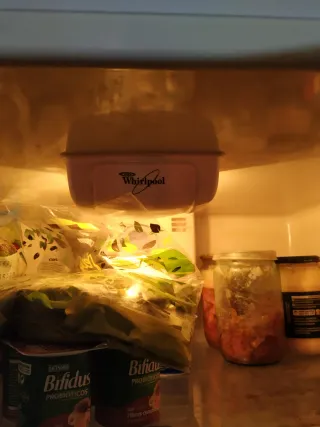 Nevera Whirlpool Blanca