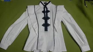Camisa Finley Blanca y Negra