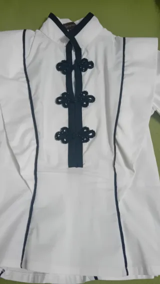 Camisa Finley Blanca y Negra