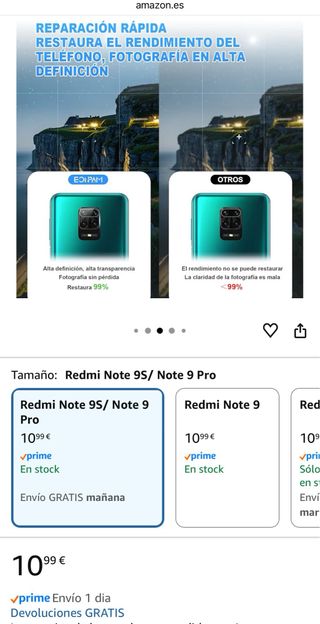 Telefono mobile Redmi Note 9S - 128GB