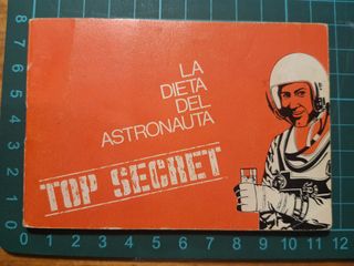 Folleto infantil Dieta Astronauta Años 60/70