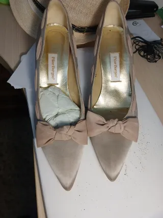 Zapatos Pilar Burgos Talla 41 Beige