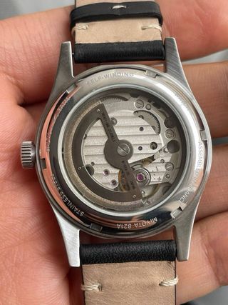 Reloj Baltic Automático Gris Correa Negra