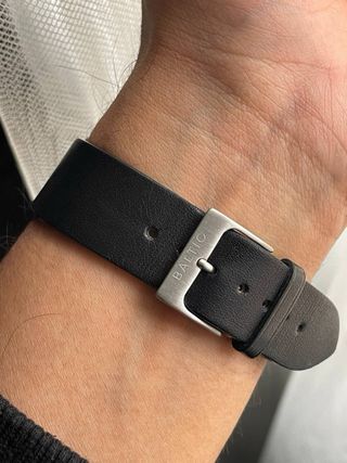 Reloj Baltic Automático Gris Correa Negra