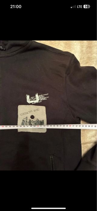 Sudadera Adolfo Domínguez Talla XL Negra