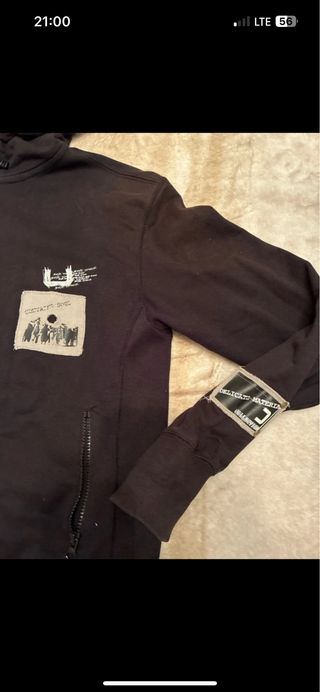 Sudadera Adolfo Domínguez Talla XL Negra