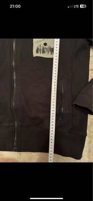 Sudadera Adolfo Domínguez Talla XL Negra