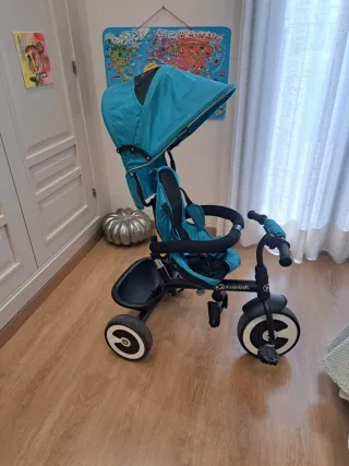 Triciclo evolutivo kinderkraft azul
