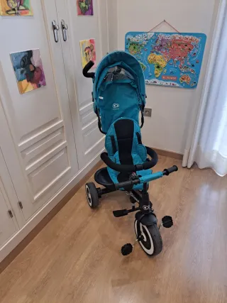 Triciclo evolutivo kinderkraft azul