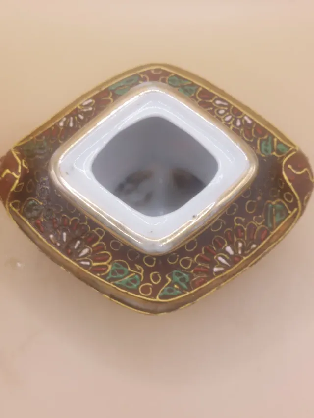 Incensarios Satsuma Vintage Trípode Moriage-varios