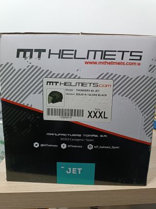 Casco de moto MT Helmets negro