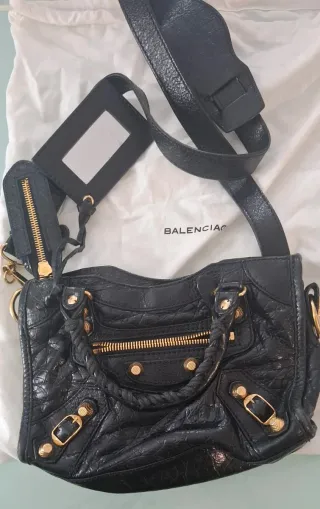 Borsa Balenciaga City Mini Nera