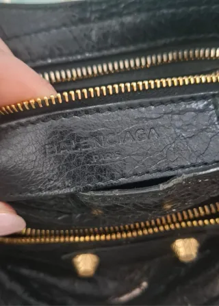 Borsa Balenciaga City Mini Nera