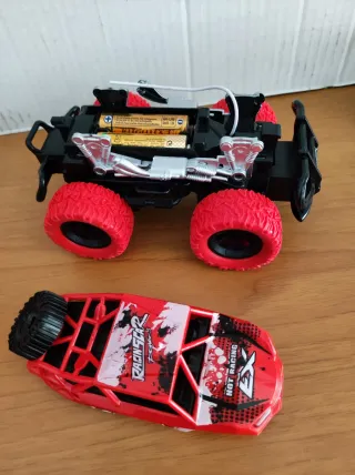 Coche Radio Control 17cm Azul a Pilas