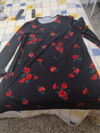 Vestido corto estampado floral