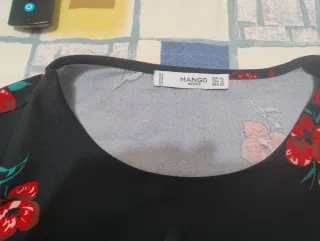 Vestido corto estampado floral