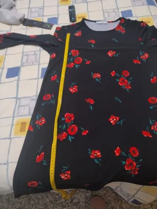 Vestido corto estampado floral